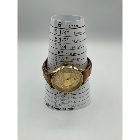 Lucien Piccard Watch, about 42mm, Gold/Brown- 1130011980 - Picture 6 of 8